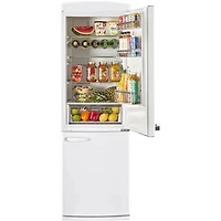12 Cu. Ft. Marshmallow White Counter-Depth Retro Bottom Freezer Refrigerator