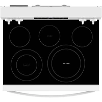 5.3 Cu. Ft. White 5 Element Smoothtop Freestanding Electric Range