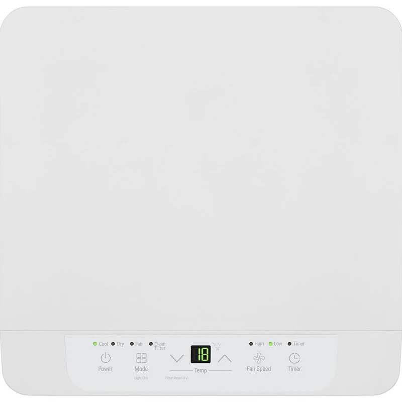 5,100 BTU Portable Air Conditioner with LCD Remote - White