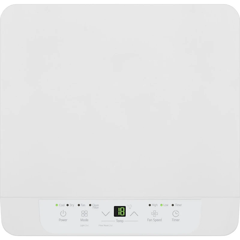 6,000 BTU Portable Air Conditioner with LCD Remote - White