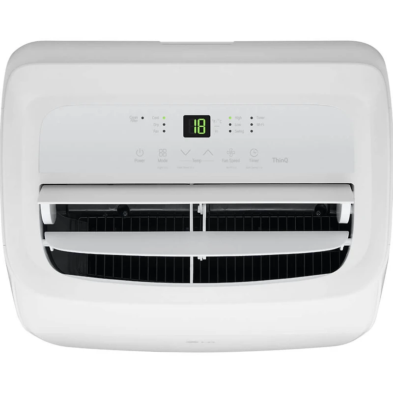 8,350 BTU Smart Wi-Fi Portable Air Conditioner with LCD Remote - White