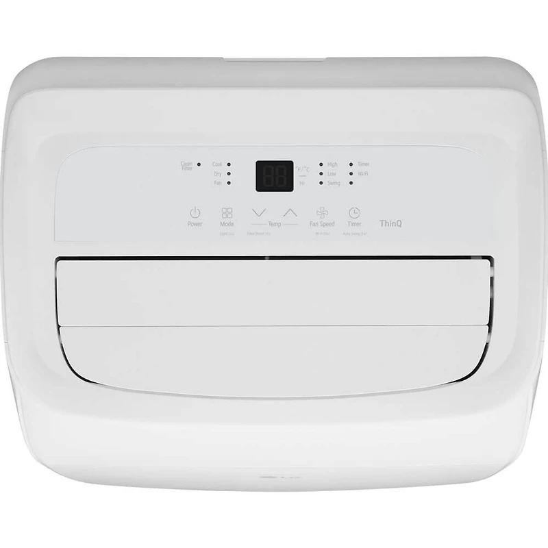 10,000 BTU Smart Wi-Fi Portable Air Conditioner with LCD Remote - White