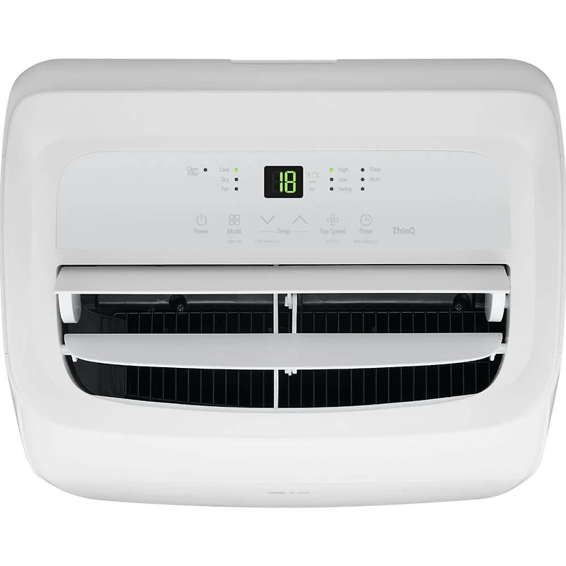 10,000 BTU Smart Wi-Fi Portable Air Conditioner with LCD Remote - White