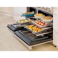 8.2 Cu. Ft. Stainless Dual Fuel Freestanding Smart Range