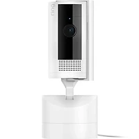 Pan-Tilt Indoor Wired 1080p Surveillance Camera - White