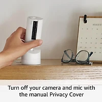 Pan-Tilt Indoor Wired 1080p Surveillance Camera - White