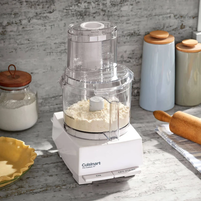 11-Cup Pro Custom Food Processor - White