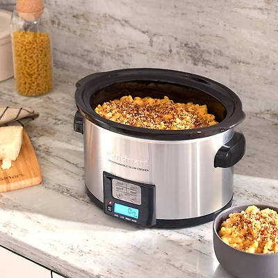 3.5 Quart Programmable Slow Cooker - Stainless