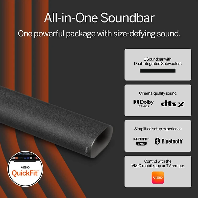 2.1 All-In-One Soundbar with Dolby Atmos