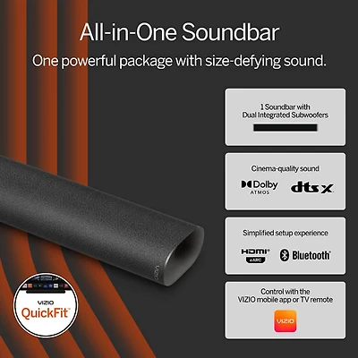 2.1 All-In-One Soundbar with Dolby Atmos