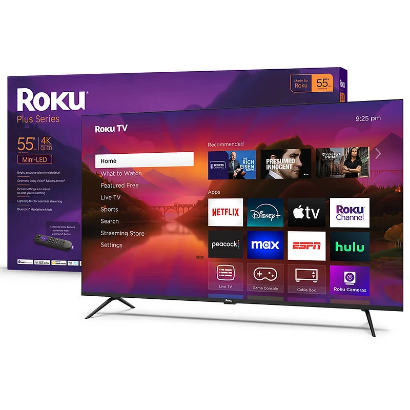 inch Class Plus Series 4K QLED Mini-LED Smart TV