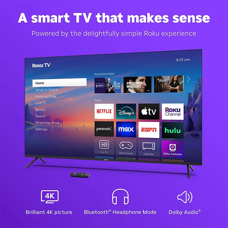 75 inch Class Select Series 4K LED Smart TV