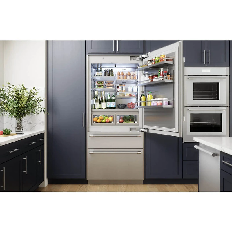 18.8 Cu. Ft. Stainless Bottom Freezer Built-In Smart Refrigerator