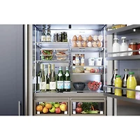 18.8 Cu. Ft. Stainless Bottom Freezer Built-In Smart Refrigerator