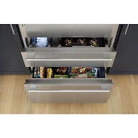 18.8 Cu. Ft. Stainless Bottom Freezer Built-In Smart Refrigerator