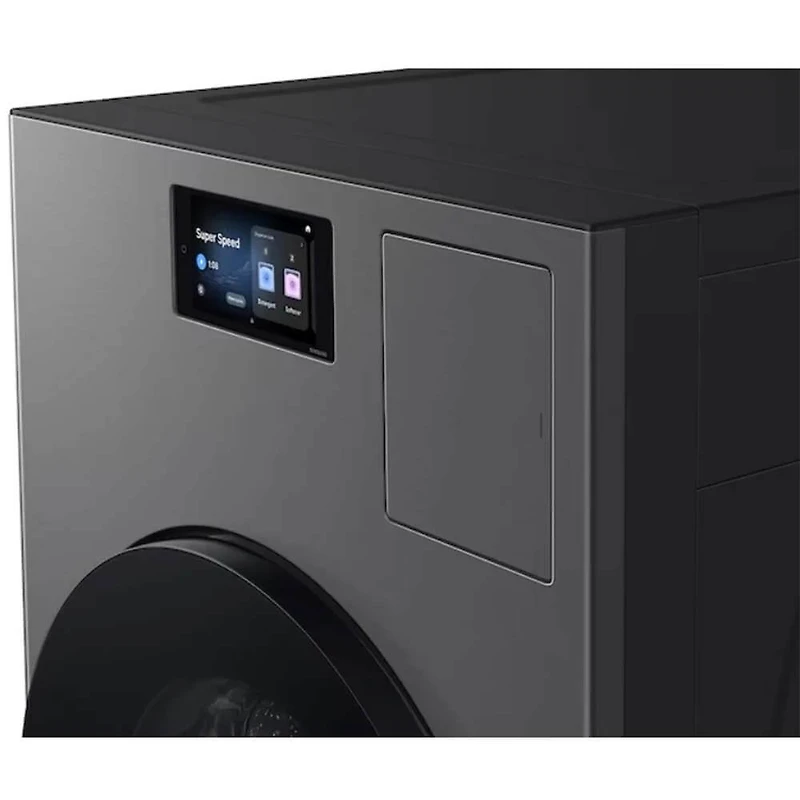 5.3 Cu. Ft. Brushed Black Front Load Washer/Dryer Combo