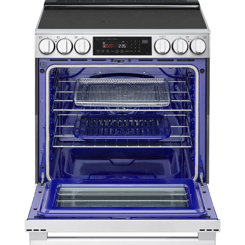 6.3 Cu. Ft. Stainless Slide-In Convection Smart Electric Range