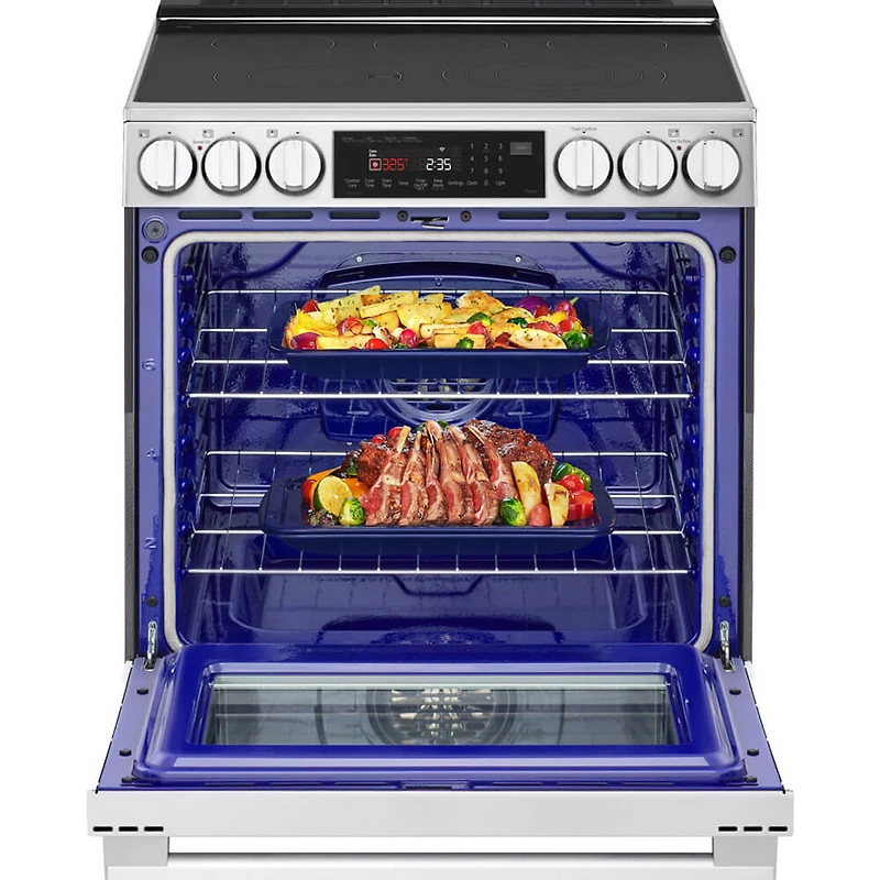 6.3 Cu. Ft. Stainless Slide-In Convection Smart Electric Range