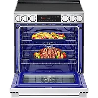 6.3 Cu. Ft. Stainless Slide-In Convection Smart Electric Range