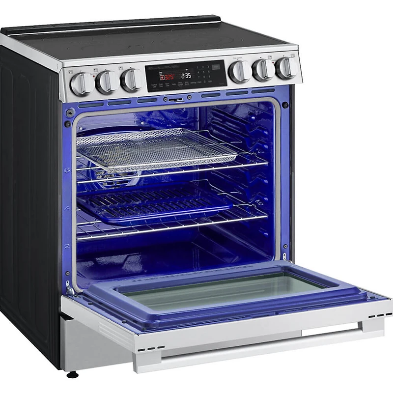 6.3 Cu. Ft. Stainless Slide-In Convection Smart Electric Range