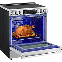 6.3 Cu. Ft. Stainless Slide-In Convection Smart Electric Range