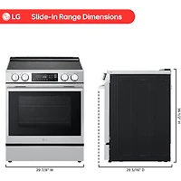 6.3 Cu. Ft. Stainless Slide-In Smart Induction and Convection Range