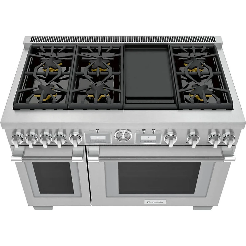 8.2 Cu. Ft. Pro Grand Stainless Freestanding Double Oven Convection Smart Range with Griddle