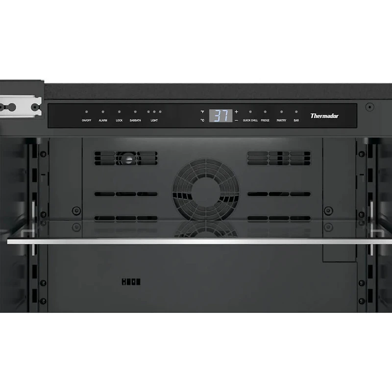 5.2 Cu. Ft. Stainless Glass Door Undercounter Refrigerator