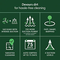 Roomba 105 Vacuum with AutoEmpty Dock - Black