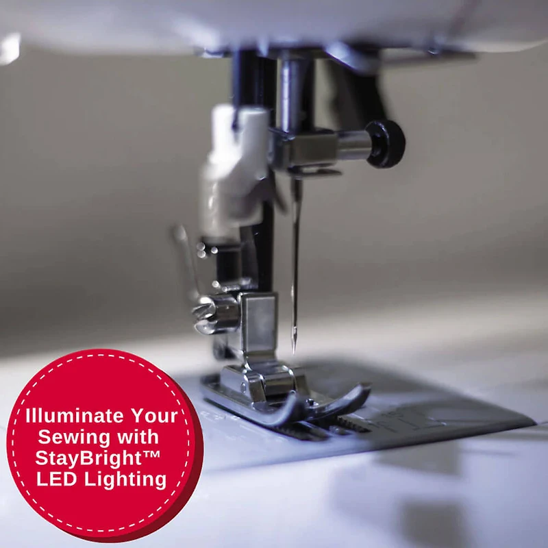  Fashion Mate Sewing Machine with Extension Table - White - OPEN BOX