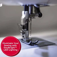  Fashion Mate Sewing Machine with Extension Table - White - OPEN BOX