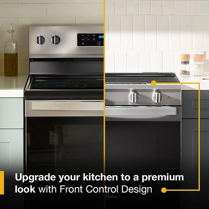 5.3 Cu. Ft. Stainless Slide-In Smart Electric Convection Range