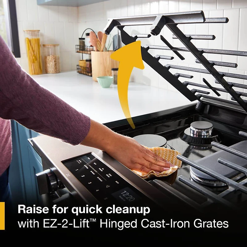 5 Cu. Ft. Stainless Slide-In Smart Gas Range with Air Fry