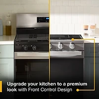 5 Cu. Ft. Stainless Slide-In Smart Gas Range with Air Fry