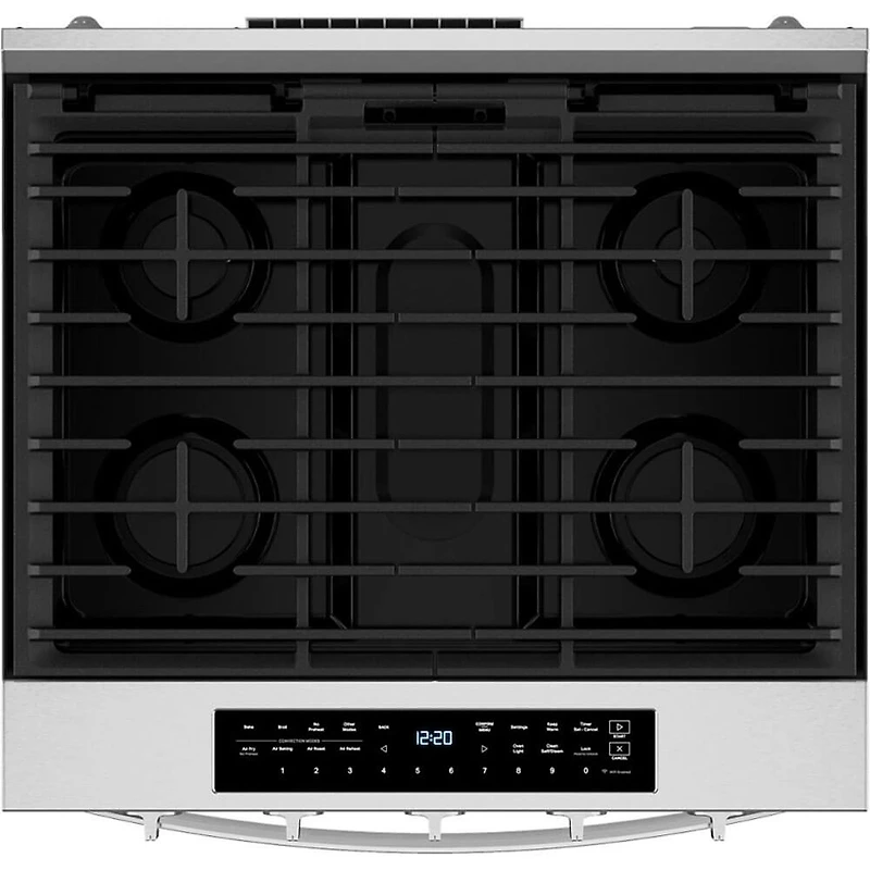 5 Cu. Ft. Stainless Slide-In Smart Gas Range with Air Fry