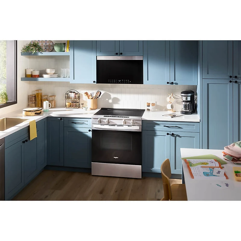 5.3 Cu. Ft. Stainless Slide-In Smart Electric Convection Range