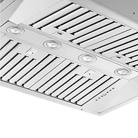 36 inch Stainless Insert Mount Range Hood