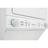 27 inch White Electric Washer/Dryer Long Vent Stacked Laundry Center