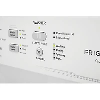 27 inch White Electric Washer/Dryer Long Vent Stacked Laundry Center