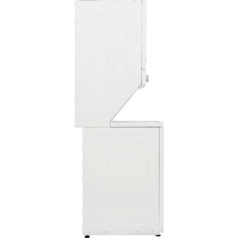 27 inch White Electric Washer/Dryer Long Vent Stacked Laundry Center