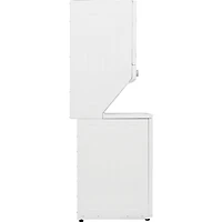 27 inch White Electric Washer/Dryer Long Vent Stacked Laundry Center