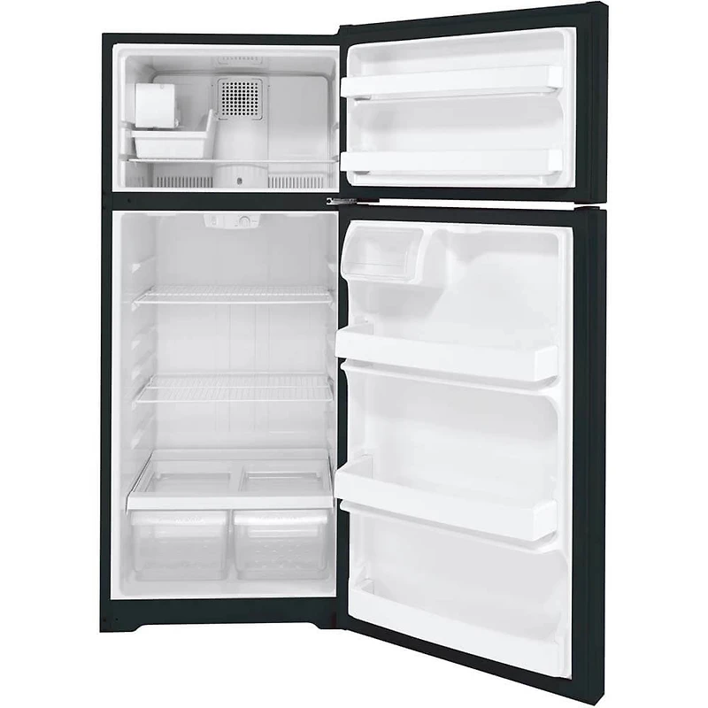 17.5 Cu. Ft. Black Top Freezer Refrigerator