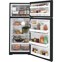 17.5 Cu. Ft. Black Top Freezer Refrigerator