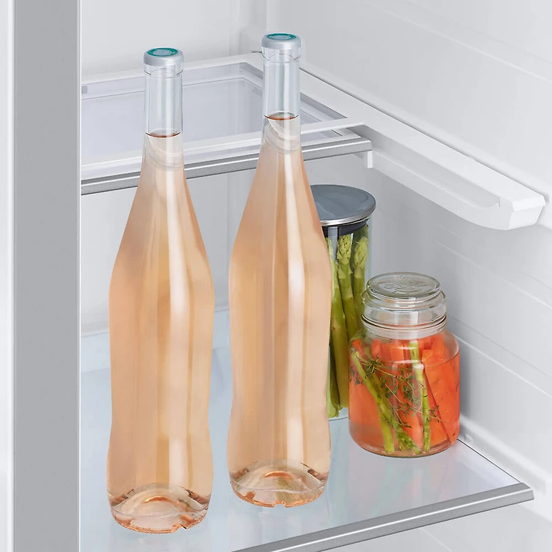 22.6 Cu. Ft. Bespoke AI Stainless Side-by-Side Counter Depth Smart Refrigerator