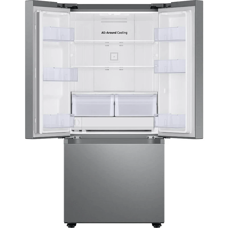 22 Cu. Ft. Stainless 3-Door French Door Smart Refrigerator