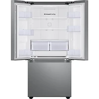22 Cu. Ft. Stainless 3-Door French Door Smart Refrigerator
