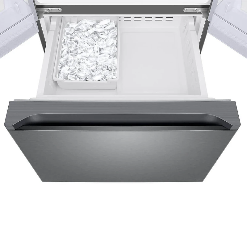 22 Cu. Ft. Stainless 3-Door French Door Smart Refrigerator