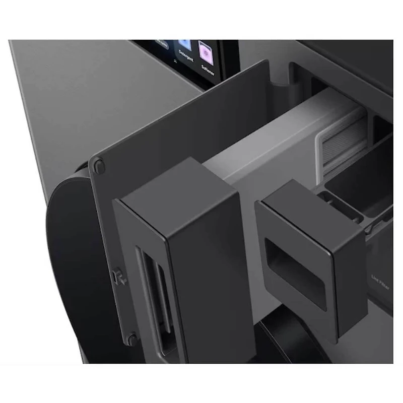 5.3 Cu. Ft. Black Steel Front Load Washer/Dryer Combo