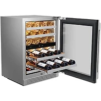 41 Bottle Panel Ready Undercounter Dual Zone Wine Cooler