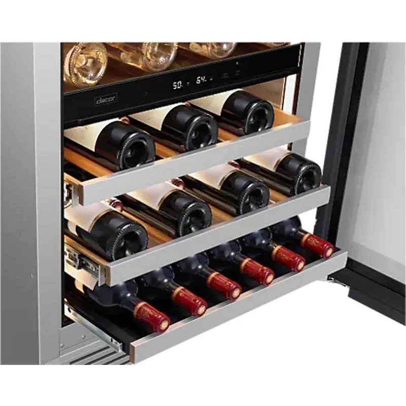 41 Bottle Panel Ready Undercounter Dual Zone Wine Cooler